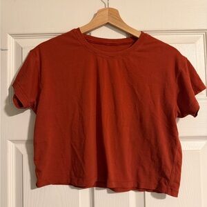 Lululemon athletica Rust Crop Top